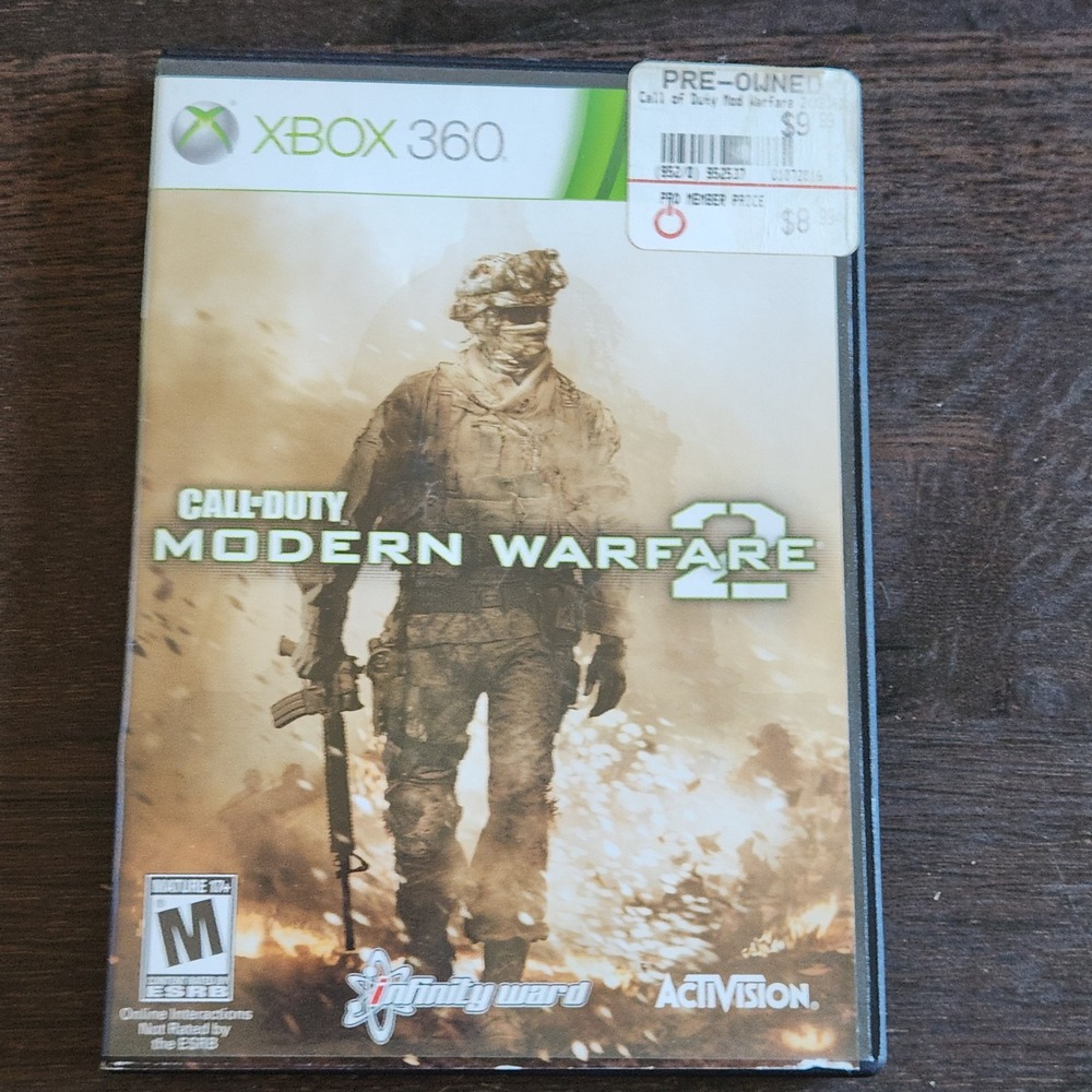 Call of Duty Modern Warfare 2‎ Xbox 360 Video Game Activision Shooter